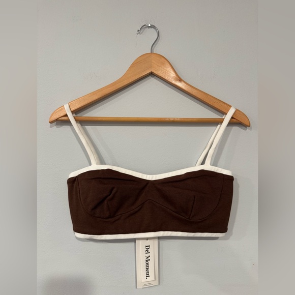 Del Moment Chocolate Brown Essence Bralette. - Picture 1 of 11